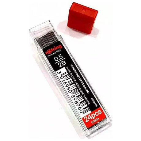 Μύτες Rotring Μηχανικού Μολυβιού 24τμχ Super Fine 0.5mm 2B