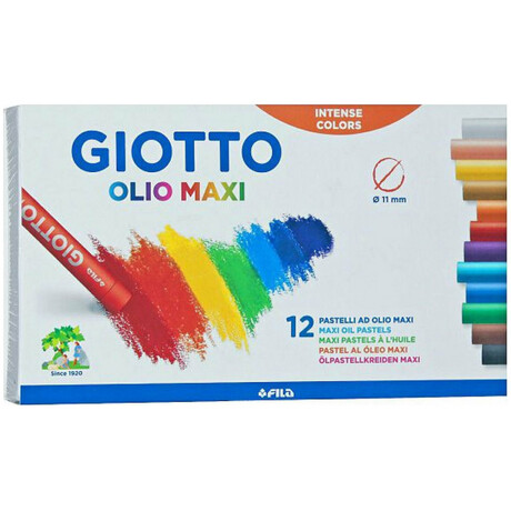 Λαδοπαστέλ Giotto Olio Maxi 12 Χρωμάτων 293000