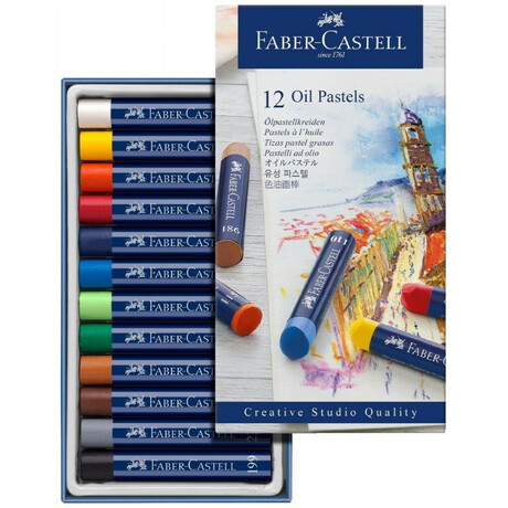 Λαδοπαστέλ Oil Pastel Faber Castell 12τμχ 127012