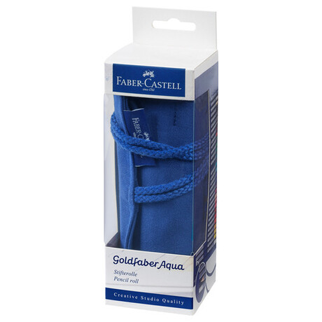 Ξυλομπογιές Faber Castell Goldfaber Aqua 27τμχ Κασετίνα Roll (Ξύστρα + Πινέλο) 114652