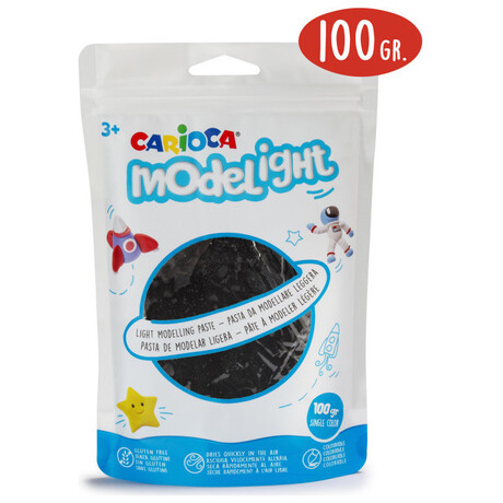 Πηλός Carioca Modelight 100g Μαύρο 42685