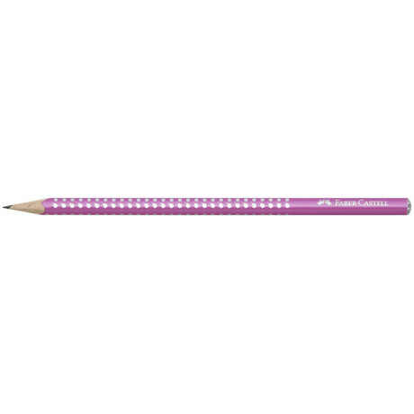 Μολύβι B Faber Castell Grip Sparkle Περλέ Φούξια 118212