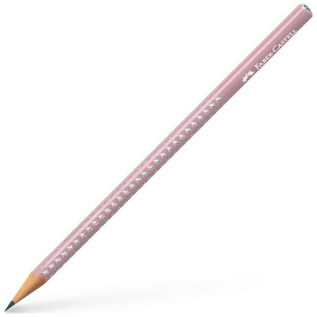 Μολύβι B Faber Castell Grip Sparkle Περλέ Ροζ 118234