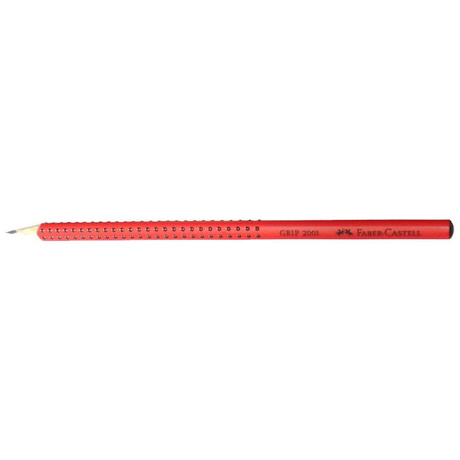 Μολύβι Faber Castell Grip 2001 B Κόκκινο 217033