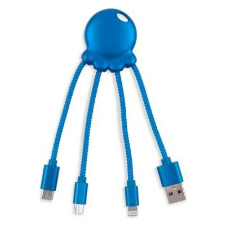 Καλώδιο Φόρτισης Xoopar Octopus Multi Usb Cable Blue