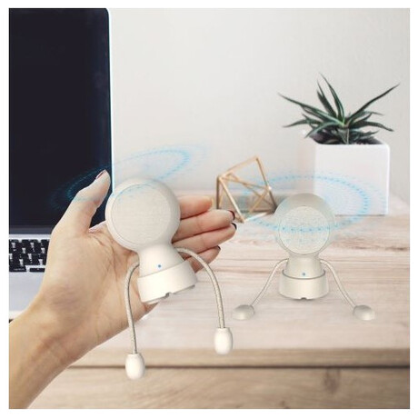 Φορητό Bluetooth Ηχείο Xoopar Mr Bio Speaker Eco Friendly 3W TWS White