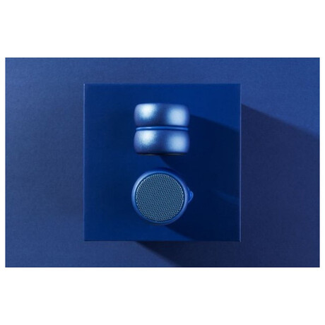 Φορητό Bluetooth Ηχείο Xoopar Yoyo Finger Speaker 3W & TWS Metallic Blue