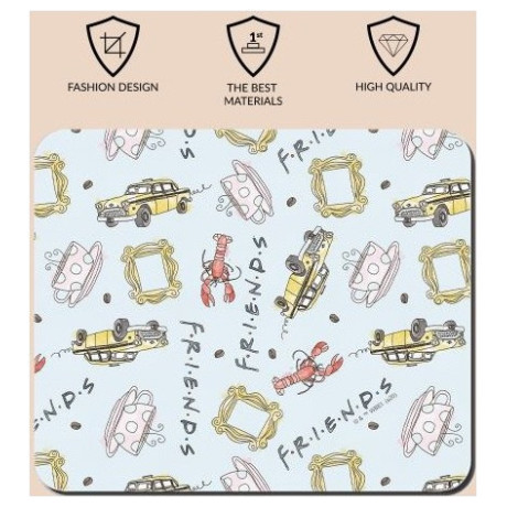 Mousepad Friends 011 WMPFRDS004 Blue