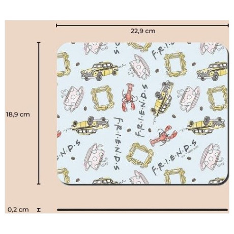 Mousepad Friends 011 WMPFRDS004 Blue