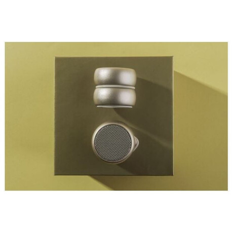 Φορητό Bluetooth Ηχείο Xoopar Yoyo Finger Speaker 3W & TWS Metallic Gold
