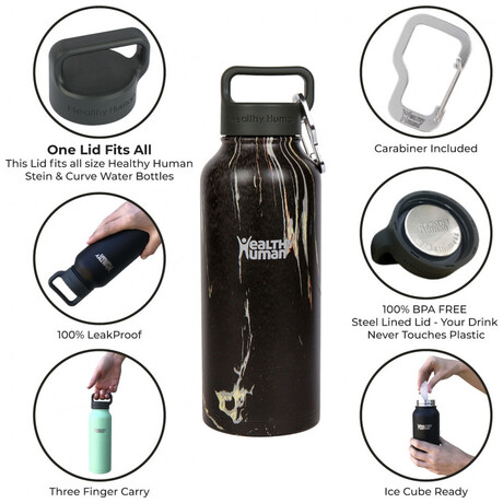 Healthy Human Ανοξείδωτο Stein Bottle 946ml Mocha HH-SOB58