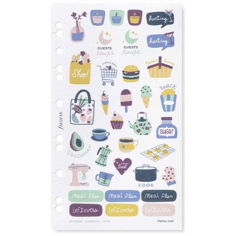 Αυτοκόλλητα Filofax Everyday Home Stickers 132837