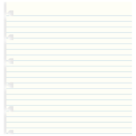 Ανταλλακτικά Φύλλα Filofax Α5 Notebook Ριγέ Σημειώσεις 152008