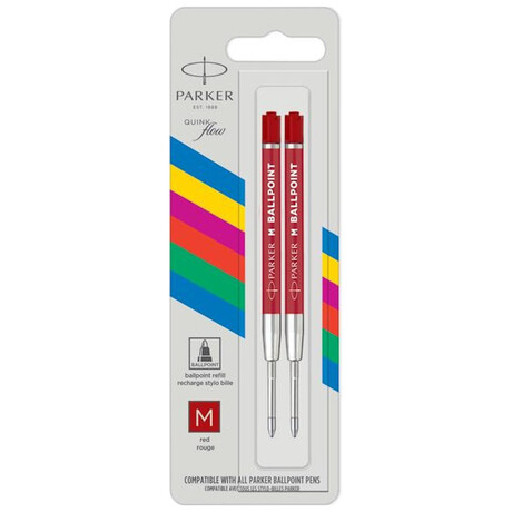 Ανταλλακτικo Parker Economy Ballpoint Medium ΚΟΚΚΙΝΟ 2 τεμ