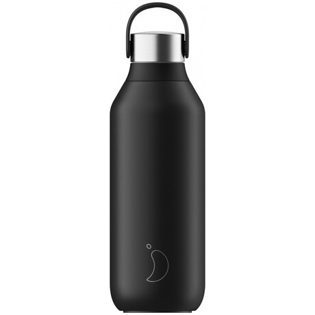 Ανοξείδωτο Μπουκάλι Chilly's S2 Abyss Black 500ml 22083