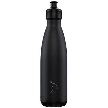 Ανοξείδωτο Μπουκάλι Chilly's Sports Bottle Black 500ml 23100