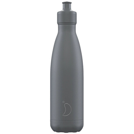 Ανοξείδωτο Μπουκάλι Chilly's Sports Bottle Grey 500ml 23103