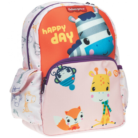 Τσάντα Πλάτης Νηπίου Gim Fisher Price Zebra 349-43053