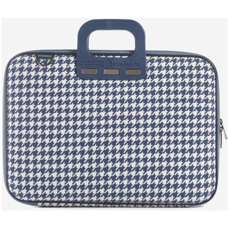 Τσάντα laptop 15.6" Bombata - Χαρτοφύλακας Pied De Poule Dark Blue E00842-11