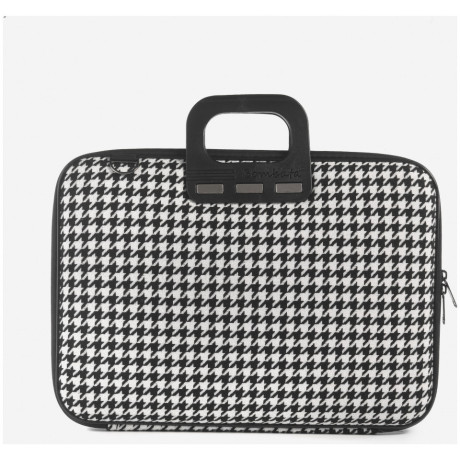 Τσάντα laptop 15.6" Bombata - Χαρτοφύλακας Pied De Poule Black E00842-4