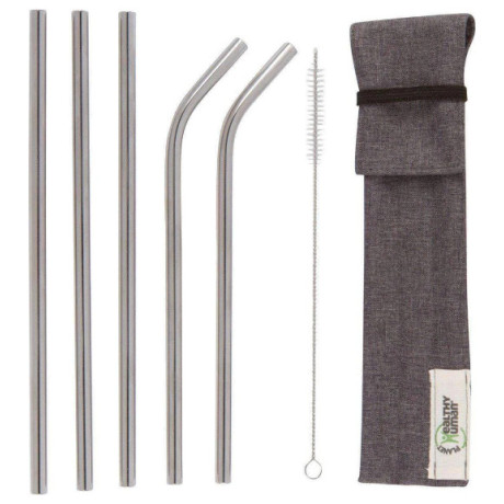 Ανοξείδωτα Ατσάλινα Καλαμάκια - Σετ Ταξιδιού 5 τεμαχίων & βουρτσάκι καθαρισμού Healthy Human HH-SOB22 Ανοξείδωτα Ατσάλινα Καλαμάκια - Σετ Ταξιδιού 5 τεμαχίων & βουρτσάκι καθαρισμού Healthy Human HH-SOB22