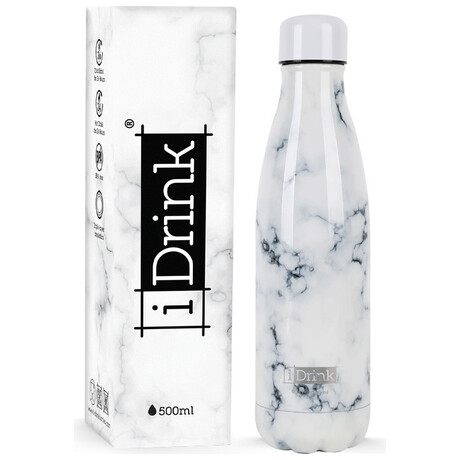 Παγούρι i Drink Therm Bottle - Marble White 500ml ID0425