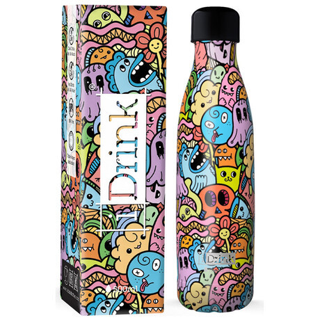 Παγούρι i Drink Therm Bottle - Doodle 500ml ID0434