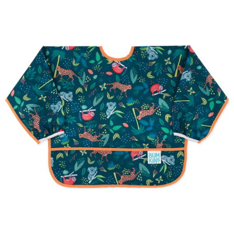 Bumkins Αδιάβροχη Σαλιάρα - Ποδιά με Μανίκια - Sleeved Bib Jungle - 331428