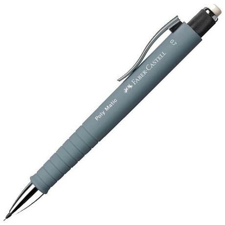Μολύβι Μηχανικό Faber Castell Poly matic 0.7mm Γκρί 133388