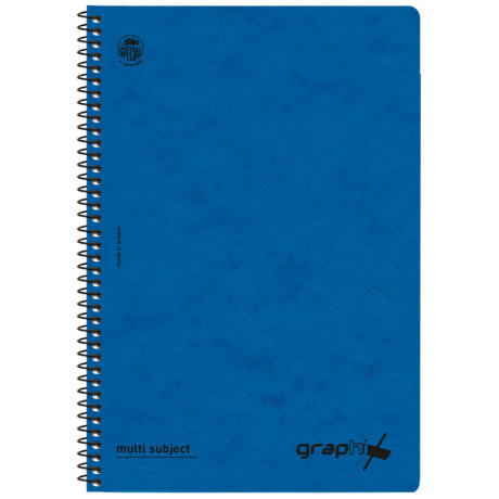 Τετράδιο Σπιράλ 2 Θεμάτων Graphix Β5 Μπλε 4552-18