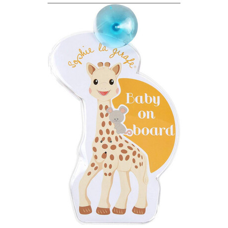 Αυτοκόλλητο Αυτοκινήτου Flash Baby on Board Sophie La Giraffe S470213