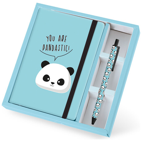 Σημειωματάριο Α5 Με Στυλό Total Gift Panda XL1812