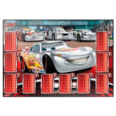 Σουμέν Γραφείου Deskmat Erik Cars Silver 50x35cm TSEH182