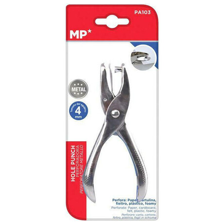 MP μεταλλικός διακορευτής PA103 μονός 4mm PA103