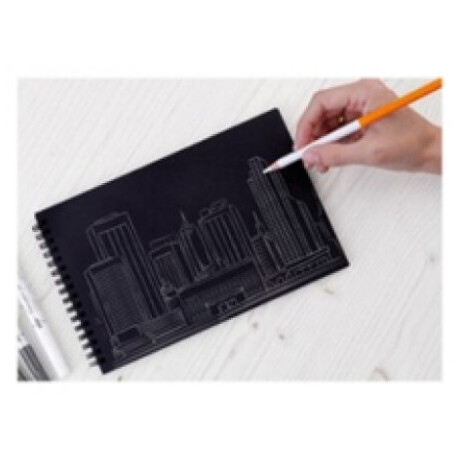 Μπλοκ Σχεδίου Black Paper Block Artix Α4 200gr 40 Φύλλα PB1024