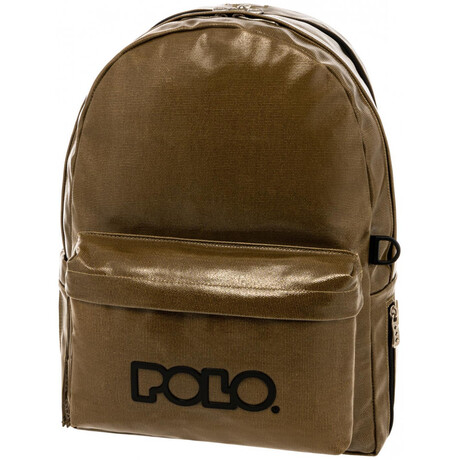 Τσάντα Πλάτης Polo Vinyl Χρυσό 9-01-031-6600