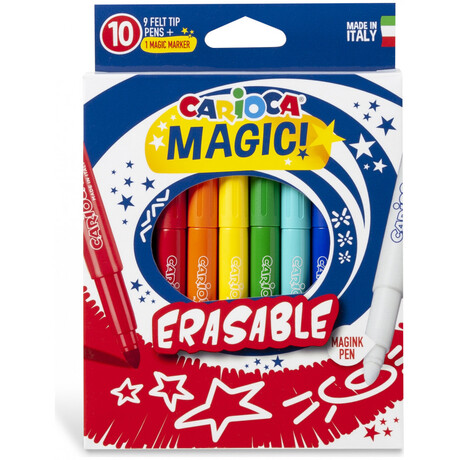 ΜΑΡΚΑΔΟΡΟΙ CARIOCA ERASABLE/10 9+1 43182
