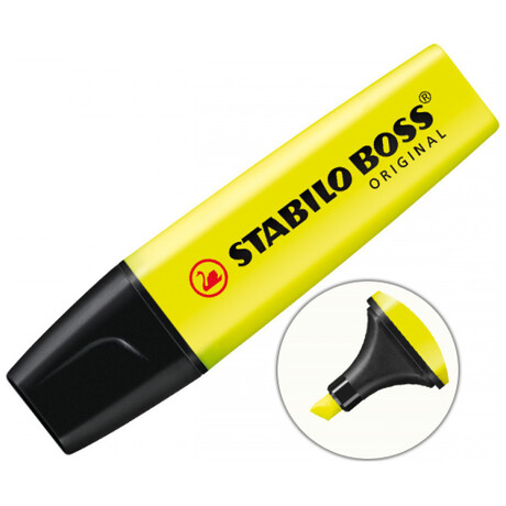 Μαρκαδόρος Υπογράμμισης Stabilo Boss κιτρινο 70/24 +4 διαφ.χρωμ.(ελαχ.ποσ. 5 τεμ)