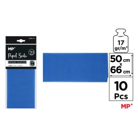 ΧΑΡΤΙ ΑΦΗΣ-ΜΕΤΑΞΟΧΑΡΤΟ MP  PN221-15 SKY BLUE 50Χ66 10 ΦΥΛΛΑ