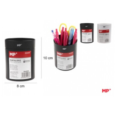 Μολυβοθήκη Πλαστική Στρογγυλή λευκη