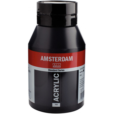 Χρώμα Ακρυλικό Amsterdam Talens 1000ml Lamp Black 702