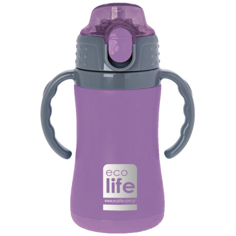 Ecolife Kids Thermos 300ml Μωβ 33-BO-2993