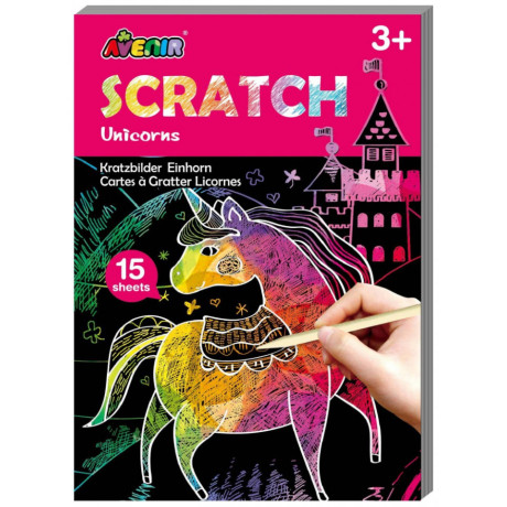 Mini Scratch Book Unicorn 60127