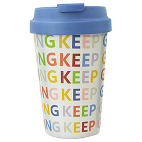 Κούπα - Ποτήρι - Bamboo Cup - Bioloco Plant Deluxe Cup Chic Mic - Keep Going 350ml BPE113