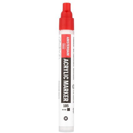 Μαρκαδόρος Ακρυλικός Talens 4mm Titanium White 105