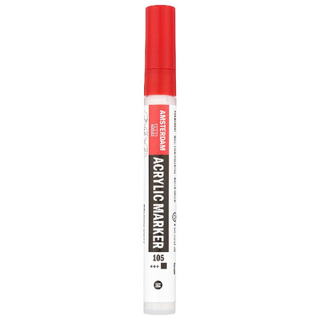 Μαρκαδόρος Ακρυλικός Talens 4mm Titanium White 105