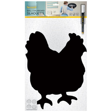 Μαυροπίνακας Επιτοίχιος Securit Κοτόπουλο FB-CHICKEN