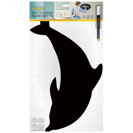 Μαυροπίνακας Επιτοίχιος Securit Δελφίνι FB-DOLPHIN