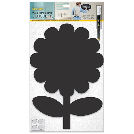 Μαυροπίνακας Επιτοίχιος Securit Λουλούδι FB-FLOWER