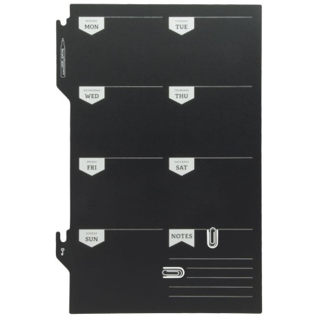 Μαυροπίνακας Επιτοίχιος Securit Πρόγραμμα FB-PLAN